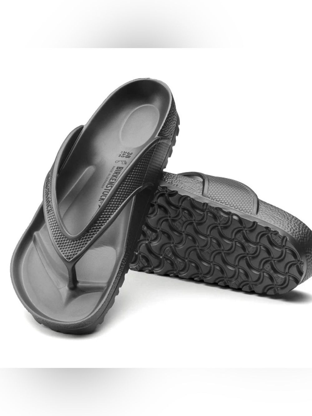 Birkenstock Honolulu EVA Metallic Anthracite Women's 7 Men’s 5 EU 42 New In Box